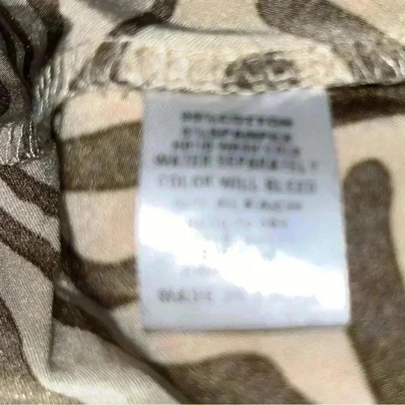 Umgee mixed animal print, maxi dress.  Sleeveless w high cut front, cut out back - Picture 8 of 8